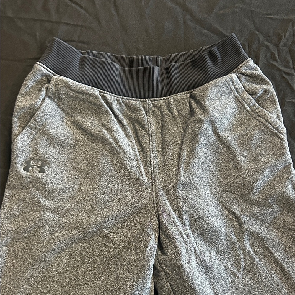 Under Armour Kids Charcoal Gray Joggers